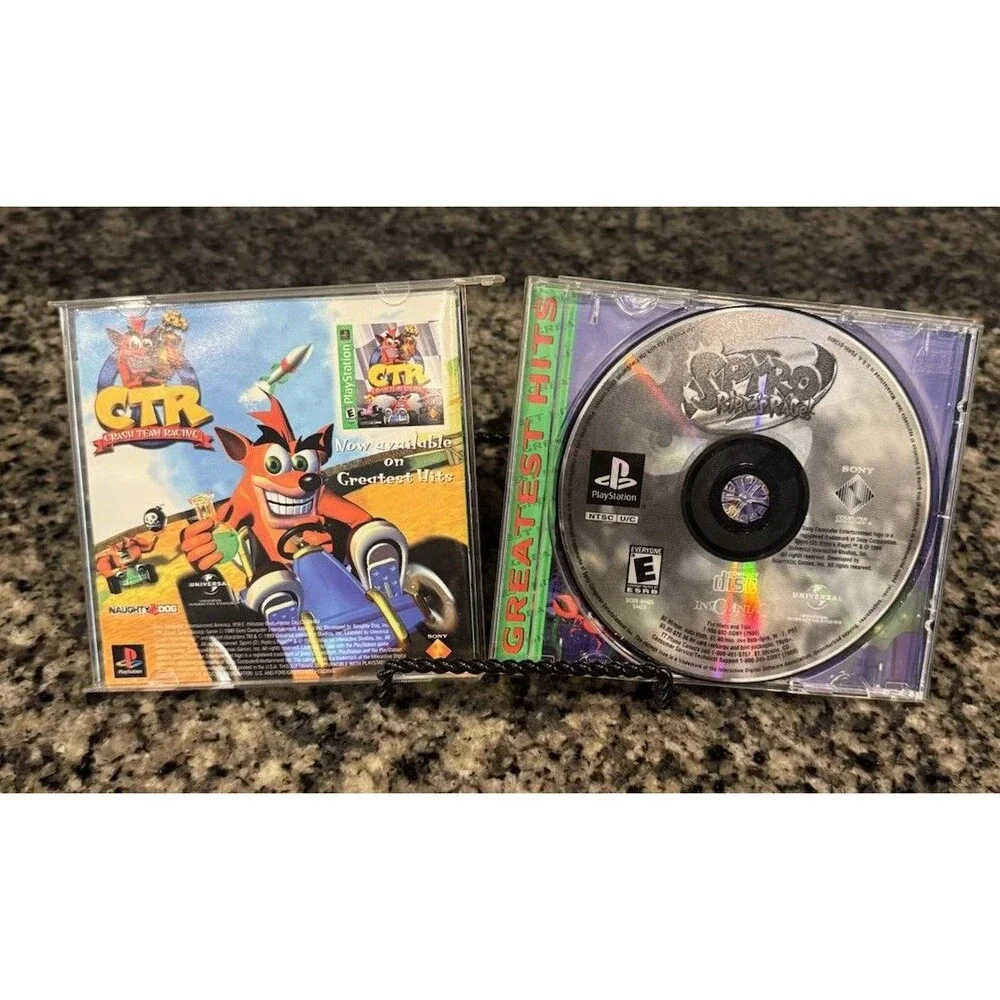 Spyro 2: Ripto's Rage! Greatest Hits PlayStation 1 PS1 Video Game Disc + Manual